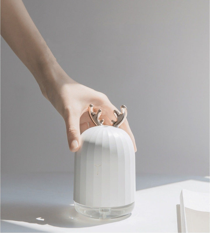 Leiser Aroma Diffusor, 220ml, mit Farbwechsellicht, ideal als stimmungsvolle Wohnzimmer-Deko.