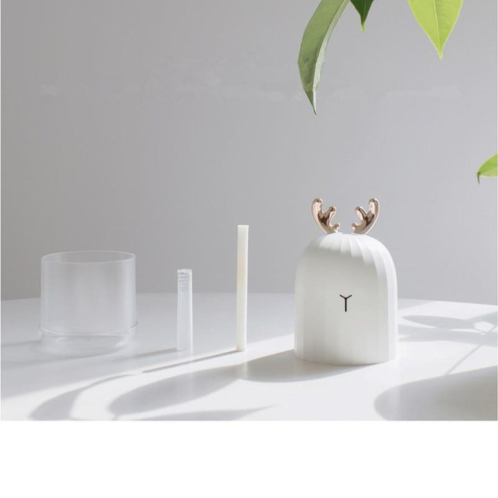 Niedlicher Mini-Diffusor, USB, 220ml, mit Farbwechsellicht, für entspannenden Raumduft.