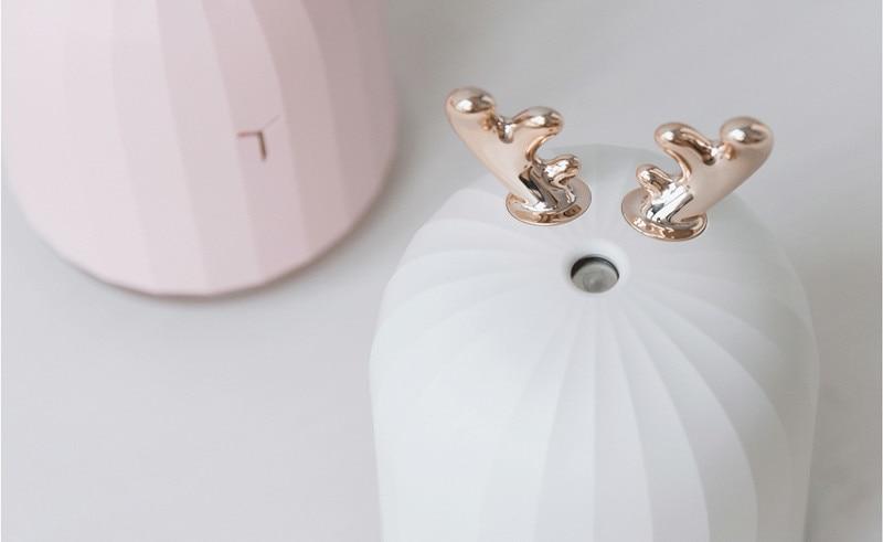Eleganter Aroma Diffusor, 220ml, mit Farbwechsel-LED, für ätherische Öle & Luftbefeuchtung.