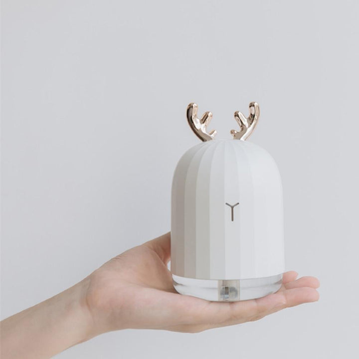 Geschenkidee: Kleiner 220ml Aroma Diffusor mit Farbwechsellicht, für wohltuenden Raumduft.