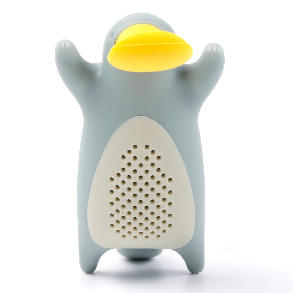 Innovativer Schnabeltier Tee-Infuser aus langlebigem Silikon für losen Blatt-Tee.