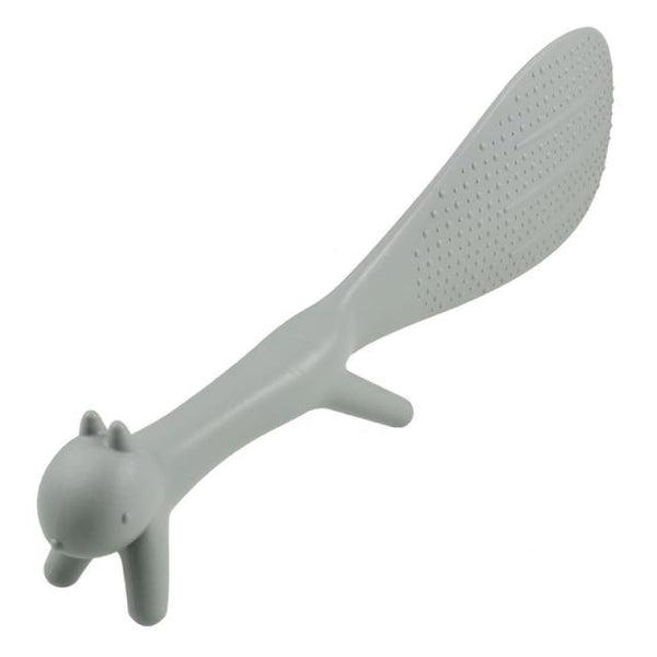 Langlebiges Antihaft Reispaddel mit niedlichem Eichhörnchen-Motiv. Spülmaschinenfestes Nylon, ein unverzichtbarer Küchenhelfer.