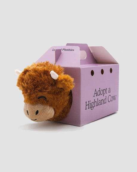 Charmantes Highland Kuh Plüschtier, weich, niedlich & liebenswert. Ideal als Geschenk oder dekorativer Blickfang.