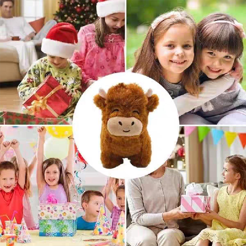 Hochland Kuh Stofftier, weicher Bauernhof Freund zum Kuscheln & Spielen. Perfekt für Kinderzimmer Deko.
