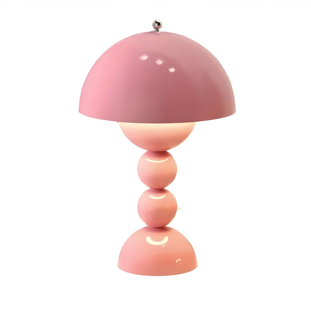 Gemütliche skandinavische Tischlampe, dimmbar, mit warmem LED Licht für entspannte Abende.