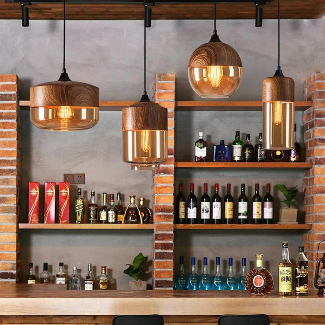 NordLuna Deckenleuchte, hochwertige Holz-Designlampe im skandinavischen Stil für Ihr Zuhause.
