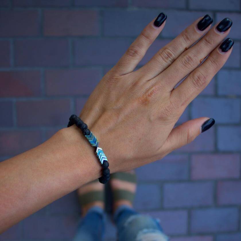 Schmuck Armband Hämatit, unisex, für Anti-Stress und mehr Achtsamkeit im Alltag.