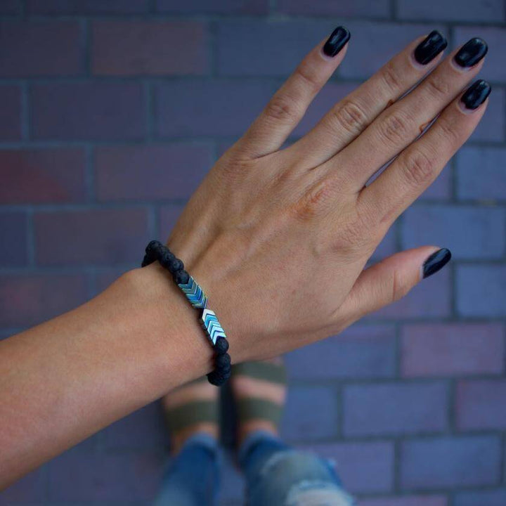 Schmuck Armband Hämatit, unisex, für Anti-Stress und mehr Achtsamkeit im Alltag.