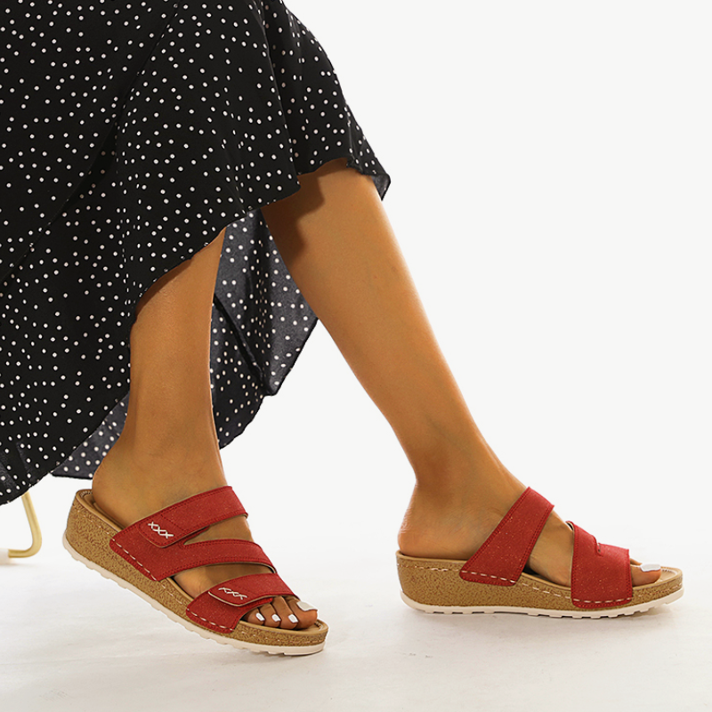 Vielseitige orthopädische Damen Sommerschuhe für Komfort und Stil, geeignet für jeden Anlass im Freien.