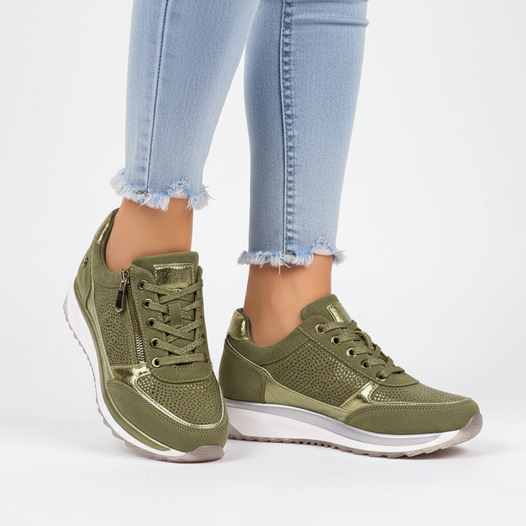 Vielseitige orthopädische Sneakers für Frauen, stilvoll & bequem für jeden Anlass.