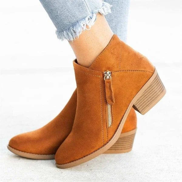 Komfortable Damen Orthopädische Stiefeletten für gesunde Füße, ideal für Spaziergänge und den Alltag.