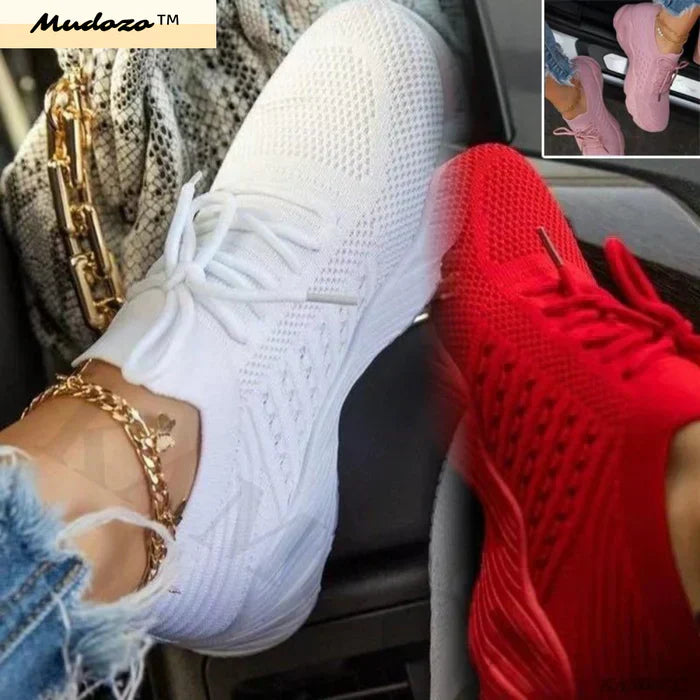 Orthopädische Damen-Turnschuhe für schmerzfreie Bewegung. Bequemschuhe mit rutschfester Sohle, ideal bei Fußschmerzen.