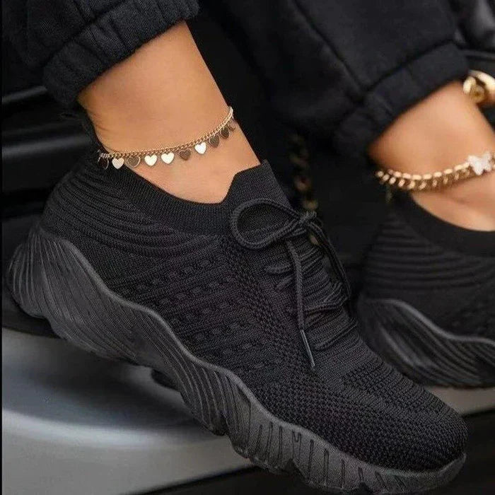 Anatomische Damen Orthopädie-Sportschuhe mit Dämpfung & Fußgewölbestütze für optimale Haltungskorrektur.