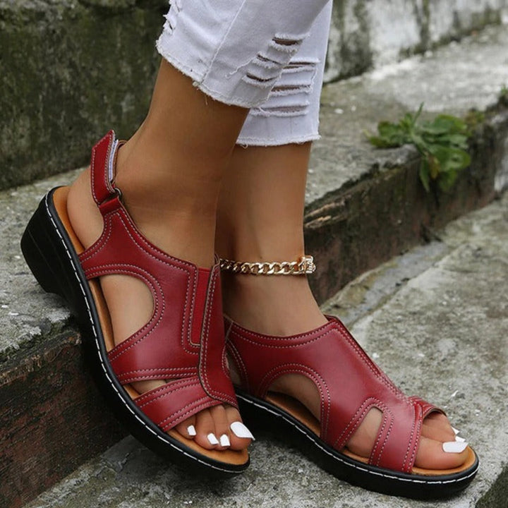 Elegante Bella Damensandalen, orthopädisch und bequem, perfekt für warme Tage und langen Fußkomfort.