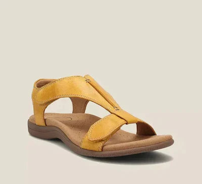 Stützende Damensandalen mit weiter Passform & Fußgewölbeunterstützung zur Schmerzreduktion. Bequem & gesund.