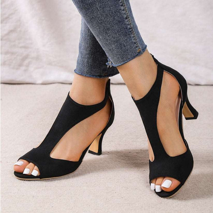 Elegante Damen Komfort Sandalen mit Gel-Dämpfung, Plateau-Sohle, perfekt für Sommer und Freizeit.