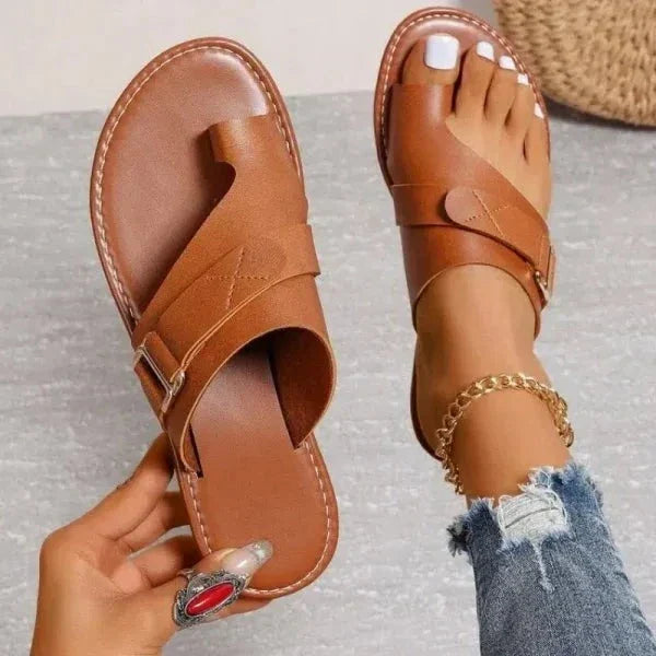 Damen Komfortschuhe: Orthopädische Sandalen für Hallux Valgus Korrektur und Schmerzlinderung.