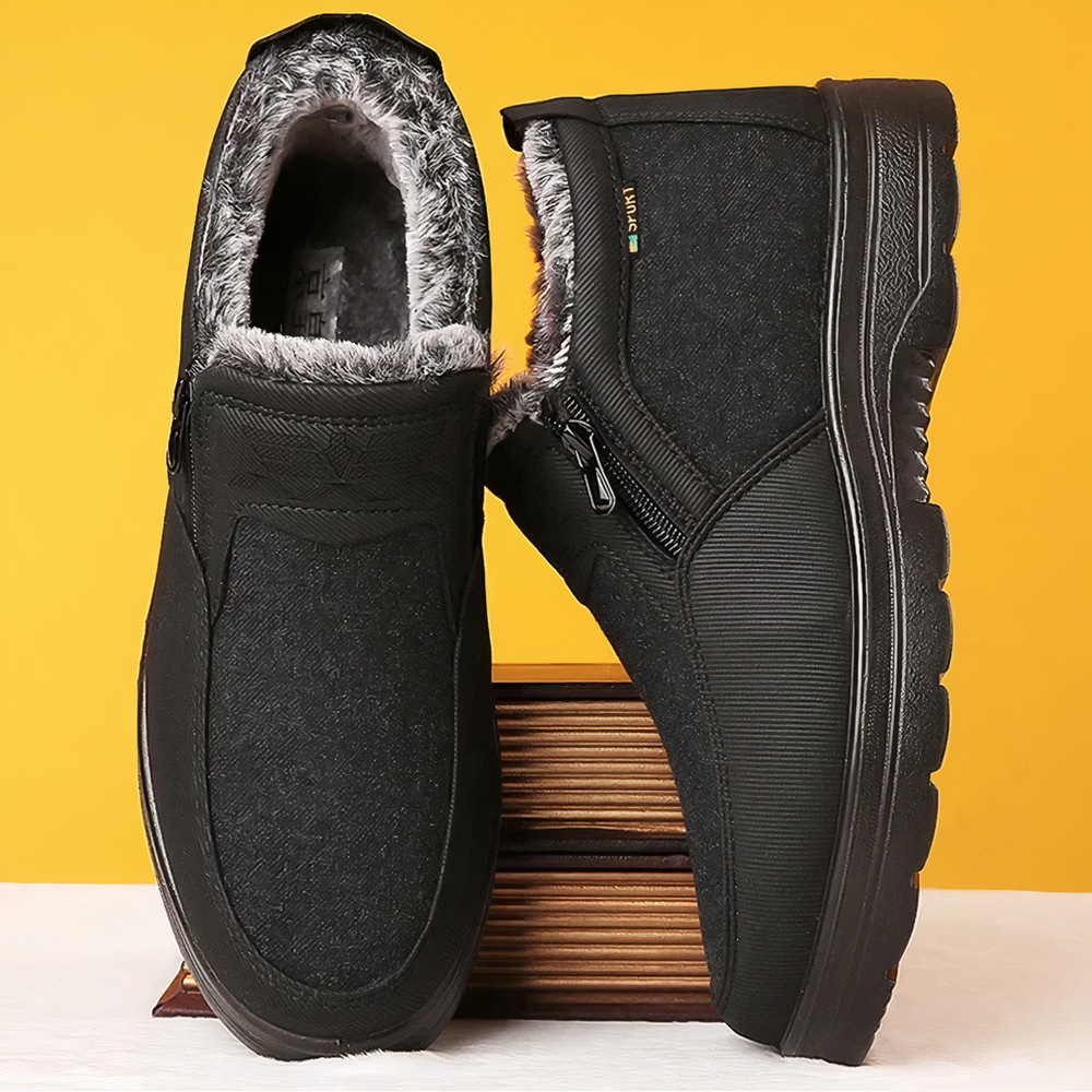 Robuste Herren Winterstiefel mit orthopädischem Komfort. Ideal für Outdoor, bieten Wärme und schmerzfreies Gehen.