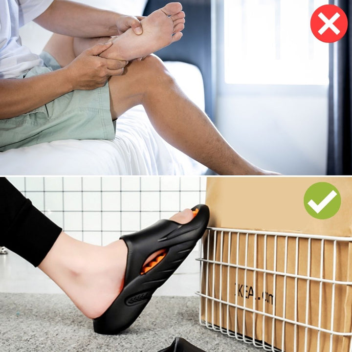 Rutschfeste Unisex-Massage-Hausschuhe, perfekt für Damen & Herren; Badeschuhe für Wellness & Komfort zuhause.