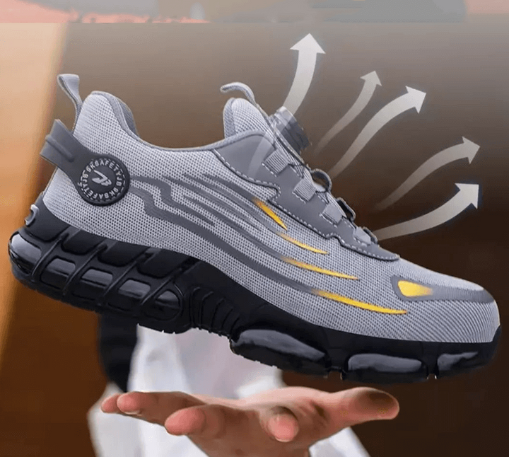 Stilvolle Unisex Berufsschuhe Orion, Frontansicht, ideal für optimalen Schutz und Komfort.
