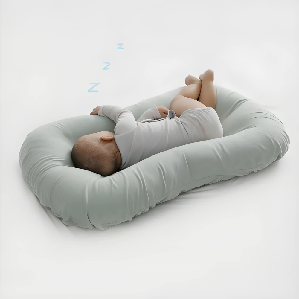 Babykissen orthopädisch, speziell gegen Flachkopf-Syndrom, fördert natürliche Kopfform bei Babys.