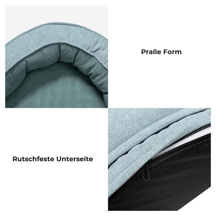 Waschbares orthopädisches Donut Hundebett, hygienisch & langlebig für alle Hunde.