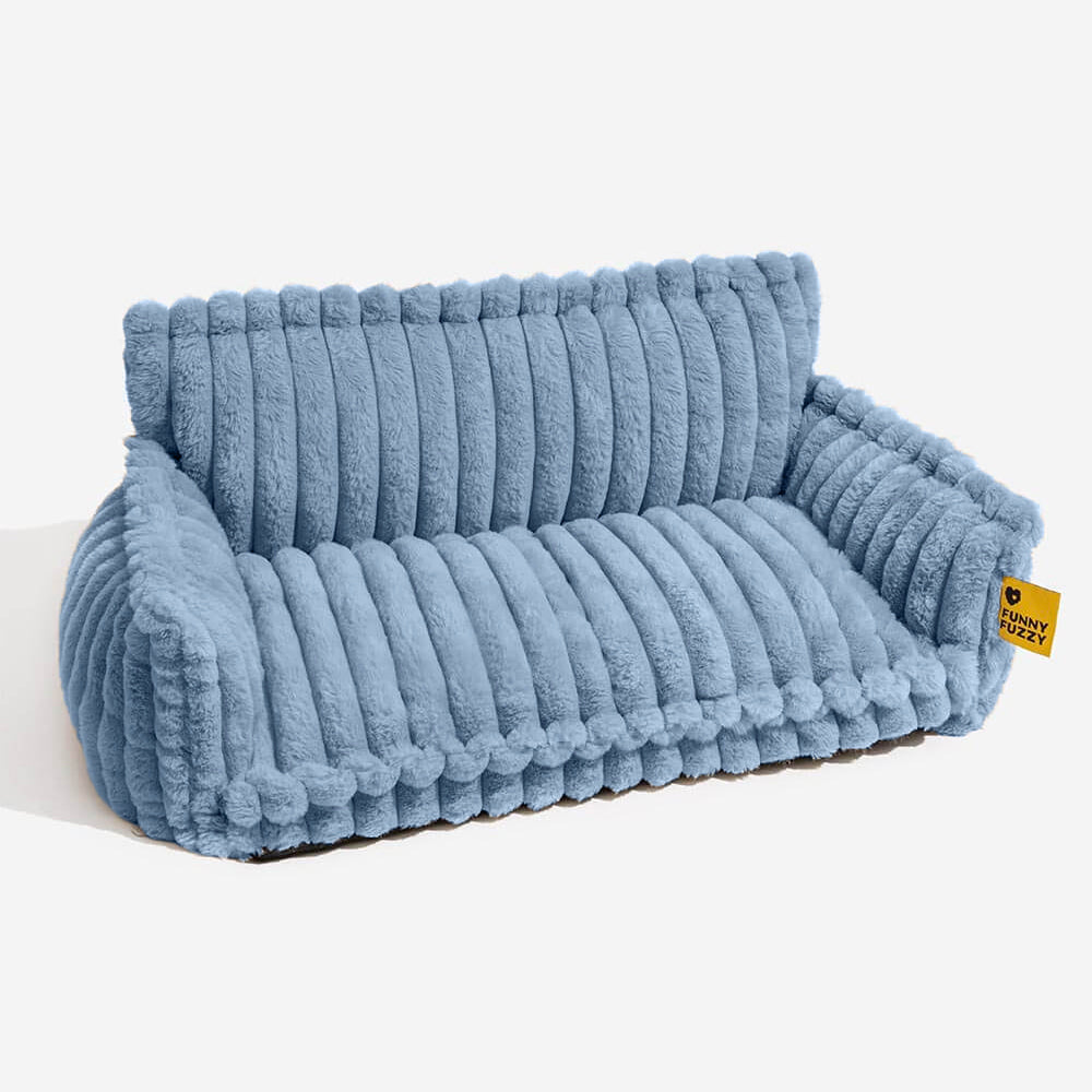 Komfortables Hundebett, orthopädisch, flauschig, groß, unterstützt gesunde Erholung.