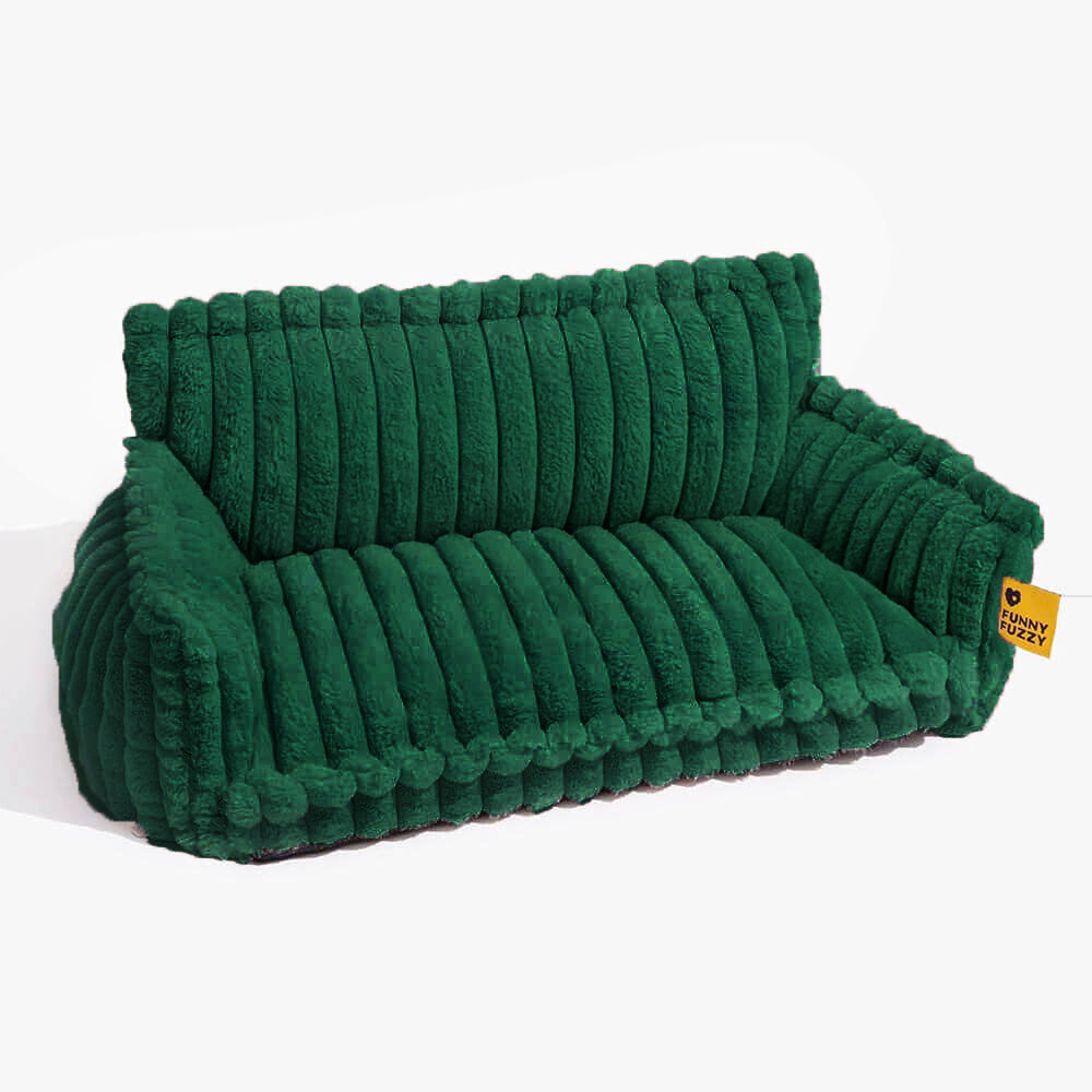 Orthopädisches Plüsch-Hundesofa für große Hunde, weich, waschbar, Snoozy Dream.
