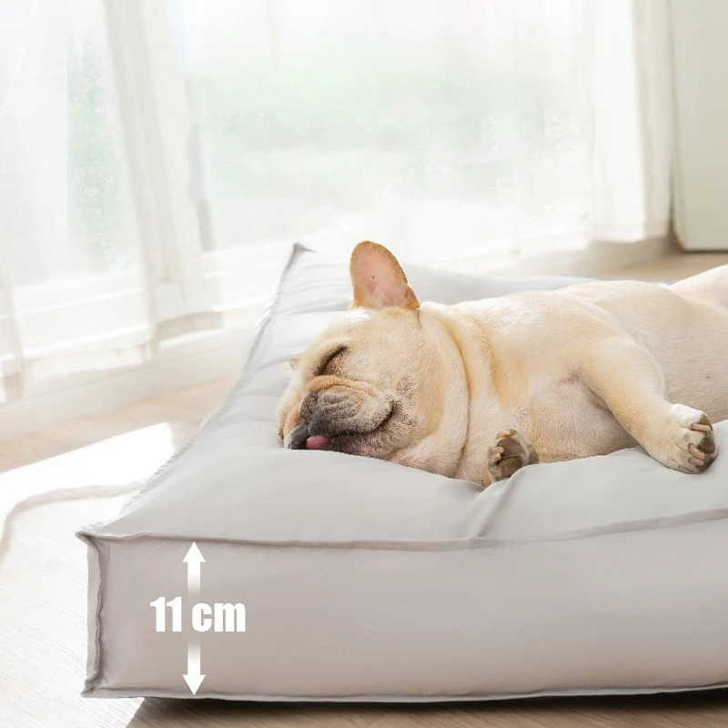 Hochwertiger Memory-Schaum im FlexiRest Hundebett für gelenkschonenden Schlaf und maximalen Komfort des Hundes.