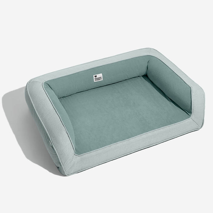Atmungsaktives orthopädisches Hundebett, Komfort für Gelenke, ideal für alle Hunderassen.