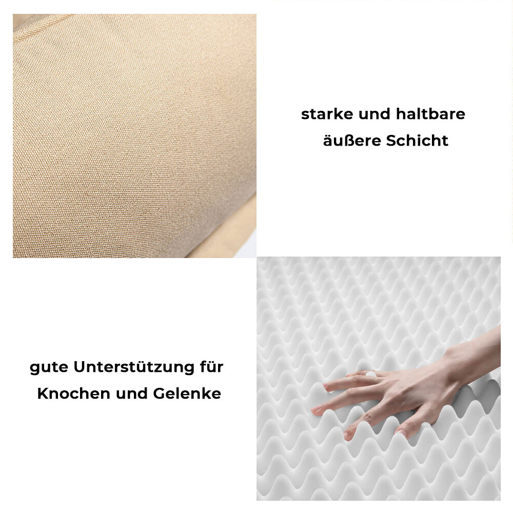 Orthopädisches Hundebett "Grüner See", gelenkschonend und bequem für Ihren Hund.