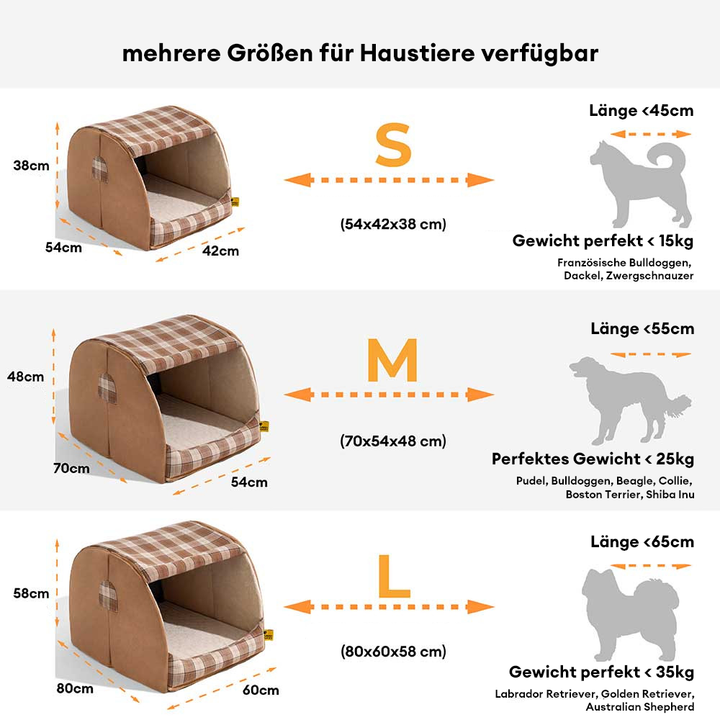 Orthopädisches Tierbett für gesunde Gelenke & erholsamen Schlaf Ihres Lieblingshundes.