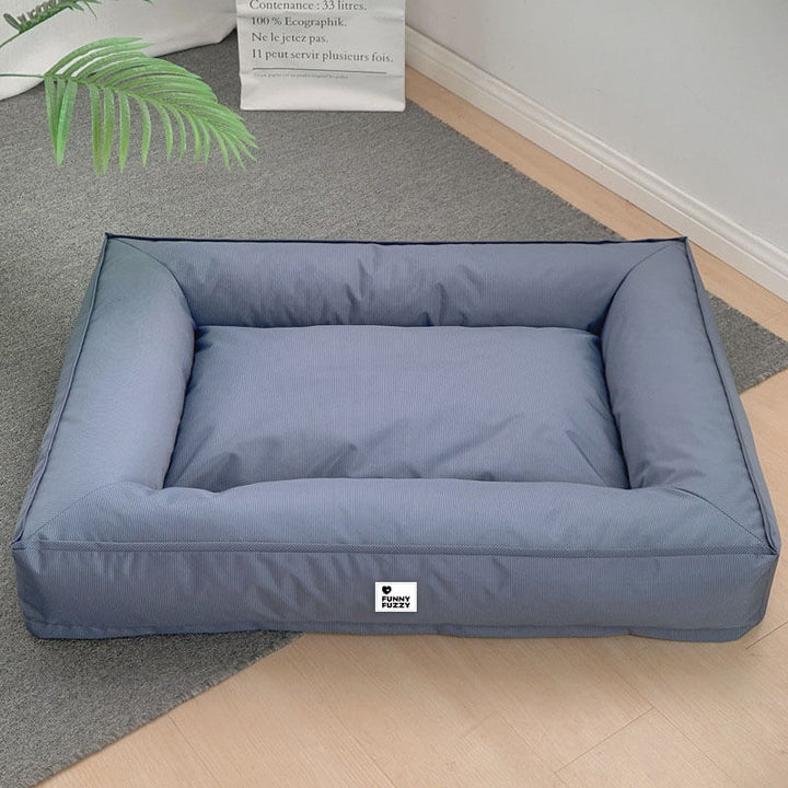 Funktionelles orthopädisches Hundebett für große Hunde, wasserabweisend, langlebig & bietet besten Schlafkomfort.