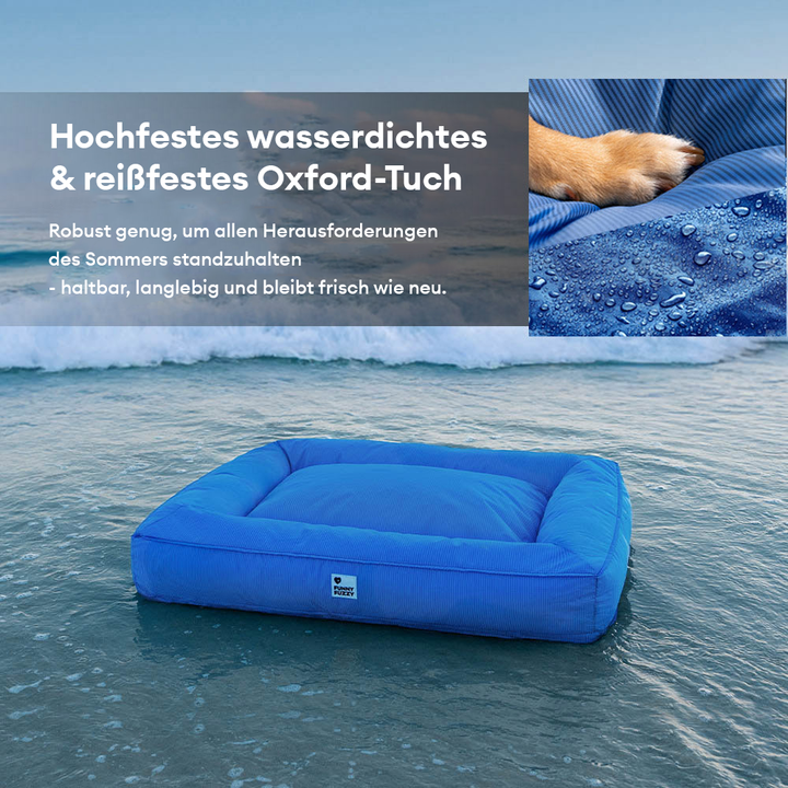 Komfortables orthopädisches Hundebett für große Hunde, langlebig, waschbar & stützt die Wirbelsäule.