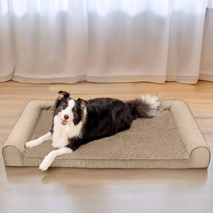 Hundebett orthopädisch: Fördert die Regeneration der Gelenke nach anstrengenden Tagen.
