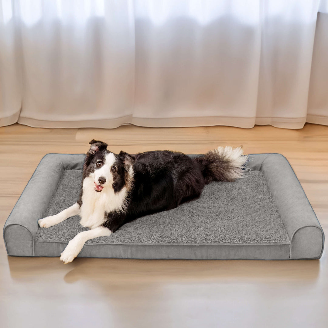 Dein Hund verdient das Beste: Orthopädisches Hundebett für optimalen Komfort und Gelenkschutz.