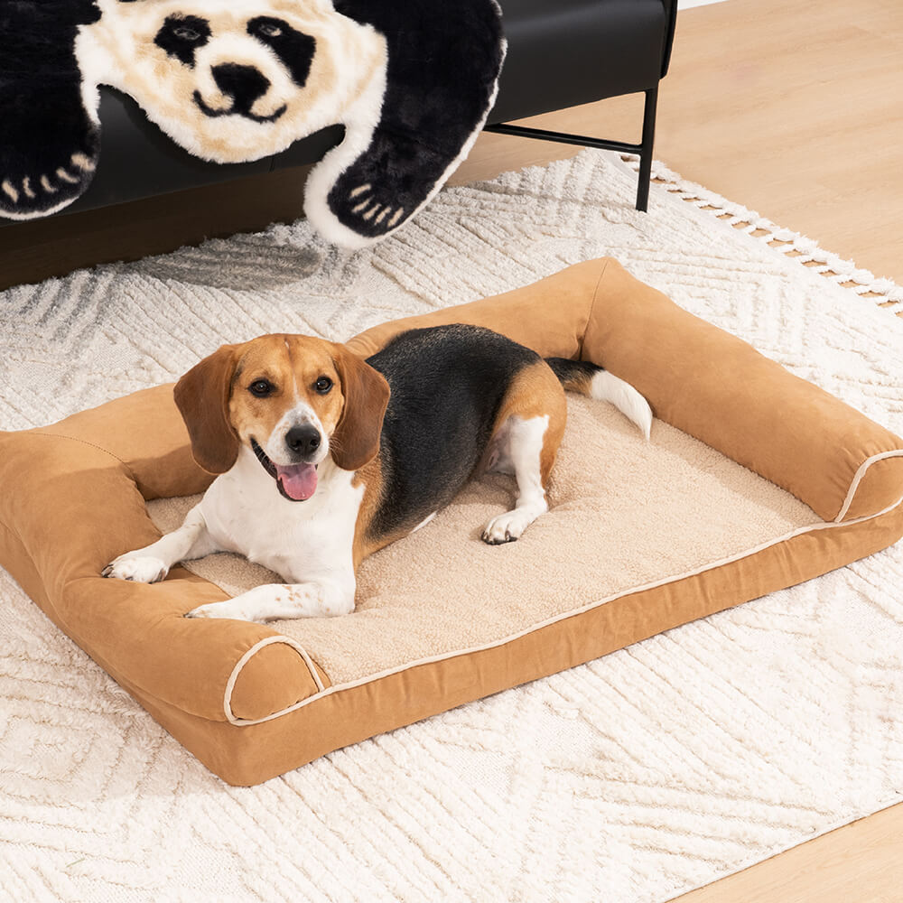 Strapazierfähiges, waschbares orthopädisches Hundebett, perfekt für täglichen Gebrauch.