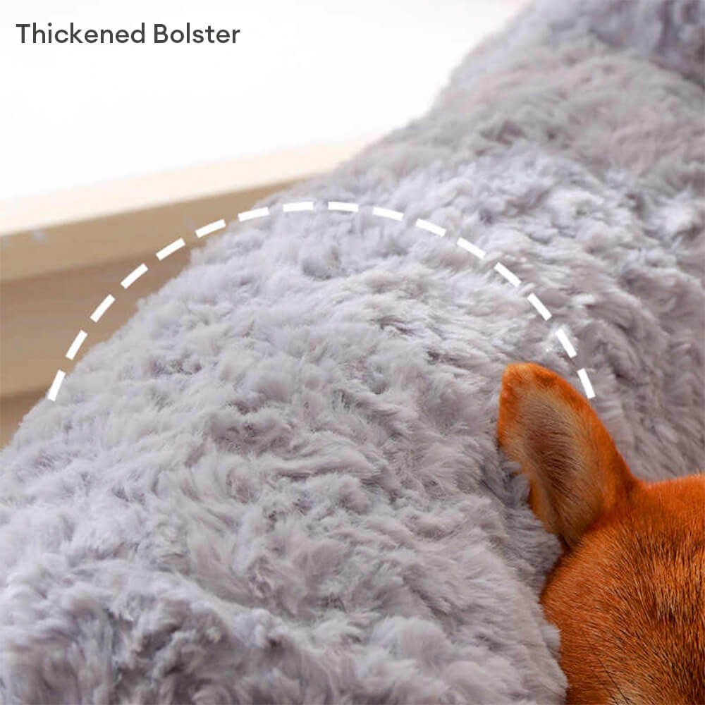 Hochwertiges orthopädisches Hundebett, abnehmbar & waschbar, für erholsamen Schlaf und Gelenkunterstützung.