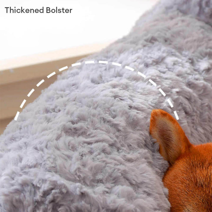Hochwertiges orthopädisches Hundebett, abnehmbar & waschbar, für erholsamen Schlaf und Gelenkunterstützung.