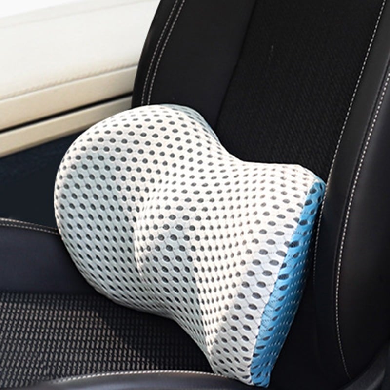 Orthopädisches Lendenkissen: ergonomische Rückenstütze für Komfort im Büro oder Auto. Lindert Rückenschmerzen.