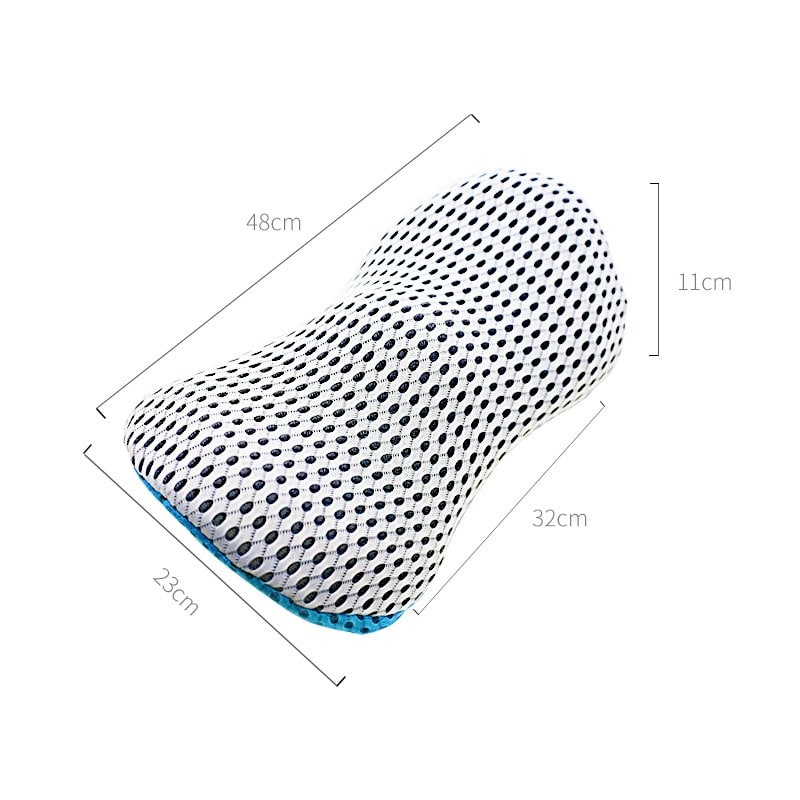 Ergonomisches Lendenkissen zur Haltungsverbesserung. Ideal als orthopädische Rückenstütze gegen Rückenschmerzen.