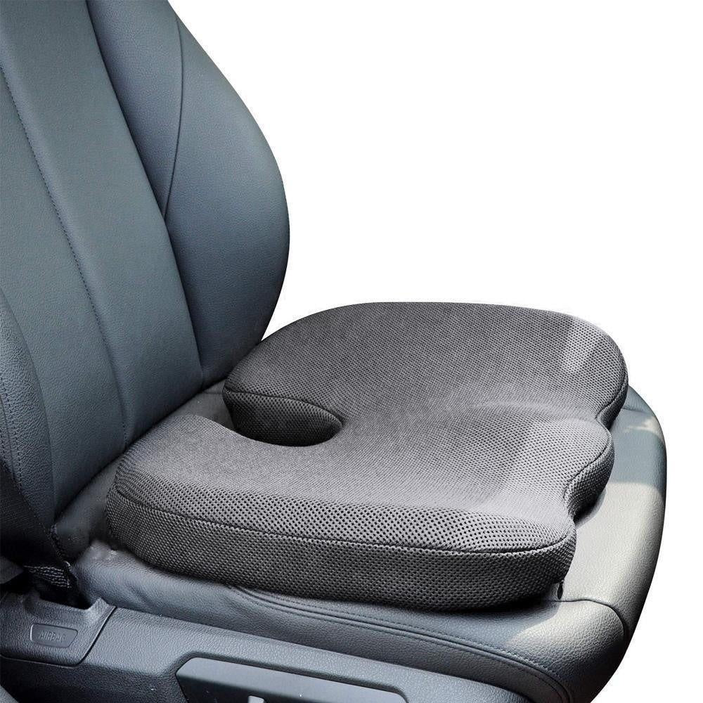Orthopädisches Memory Foam Sitzkissen für ergonomisches Sitzen auf Bürostuhl, Autositz. Gegen Rücken-/Steißschmerzen.