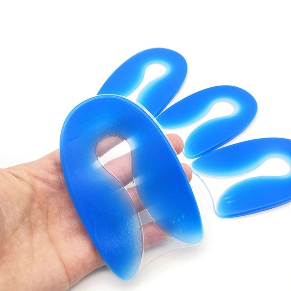 HeelGuard Fersenkissen als wiederverwendbare Schuheinlagen. Für schmerzfreie Schritte & verbesserte Fußpflege.
