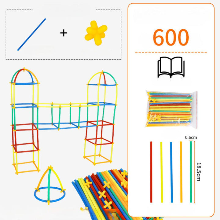 Robuster Bausatz als Geschenk für Kinder, ideal für drinnen & draußen. Fördert Motorik & Konstruktionsfähigkeiten.