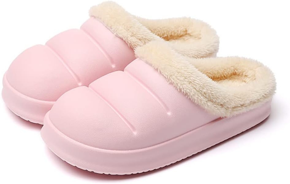 Warme, rutschfeste Unisex Winter-Hausschuhe. Bequeme Pantoffeln für Damen & Herren für gemütliche Abende.