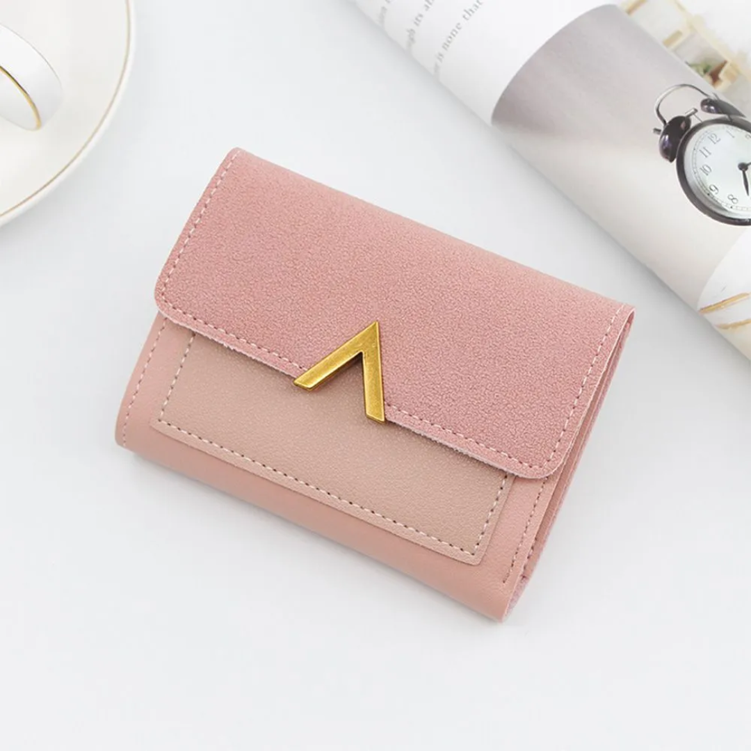Unisex Reise-Geldbörse, schlankes Design mit elegantem Verschluss, für wichtige Karten.