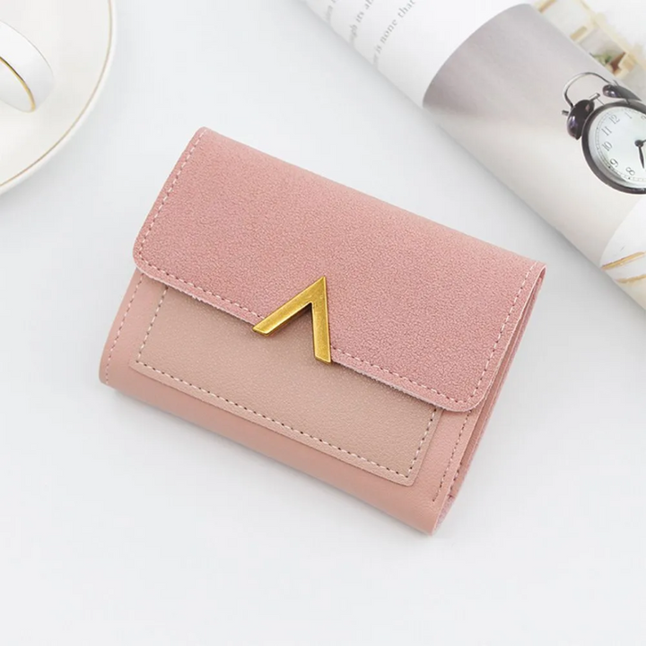 Unisex Reise-Geldbörse, schlankes Design mit elegantem Verschluss, für wichtige Karten.