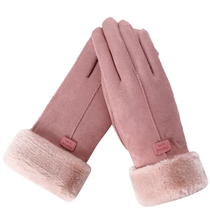 Farbenfrohe Winterhandschuhe Carrie, Einheitsgröße, warm und touchscreen-fähig.