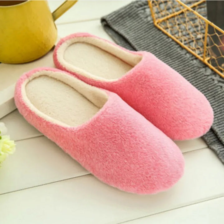 Perfektes Geschenk: Warme, bequeme Unisex Winter-Hausschuhe, kuschelige Pantoffeln für Damen & Herren.