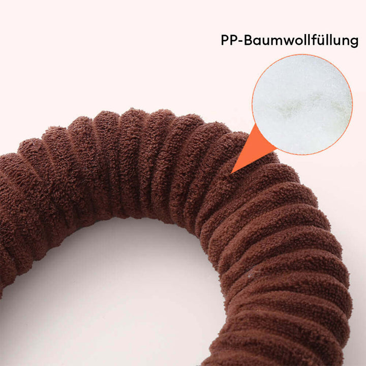 Interaktives Hundezubehör: Plüsch-Quietschspielzeug mit langem Hals. Perfekt zum Apportieren & Kauen.